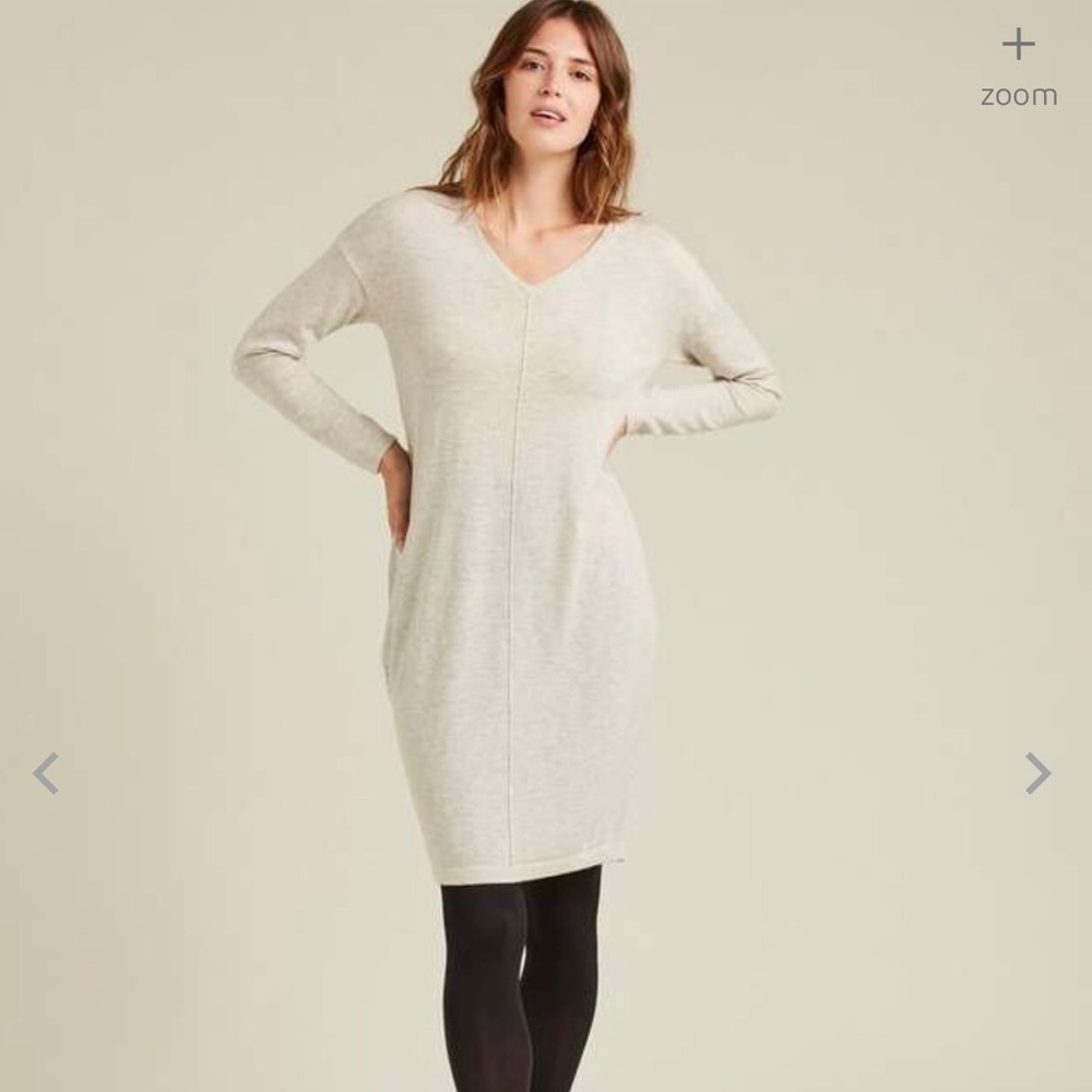 Fat face Clare cocoon dress - size 8UK 4US- grey